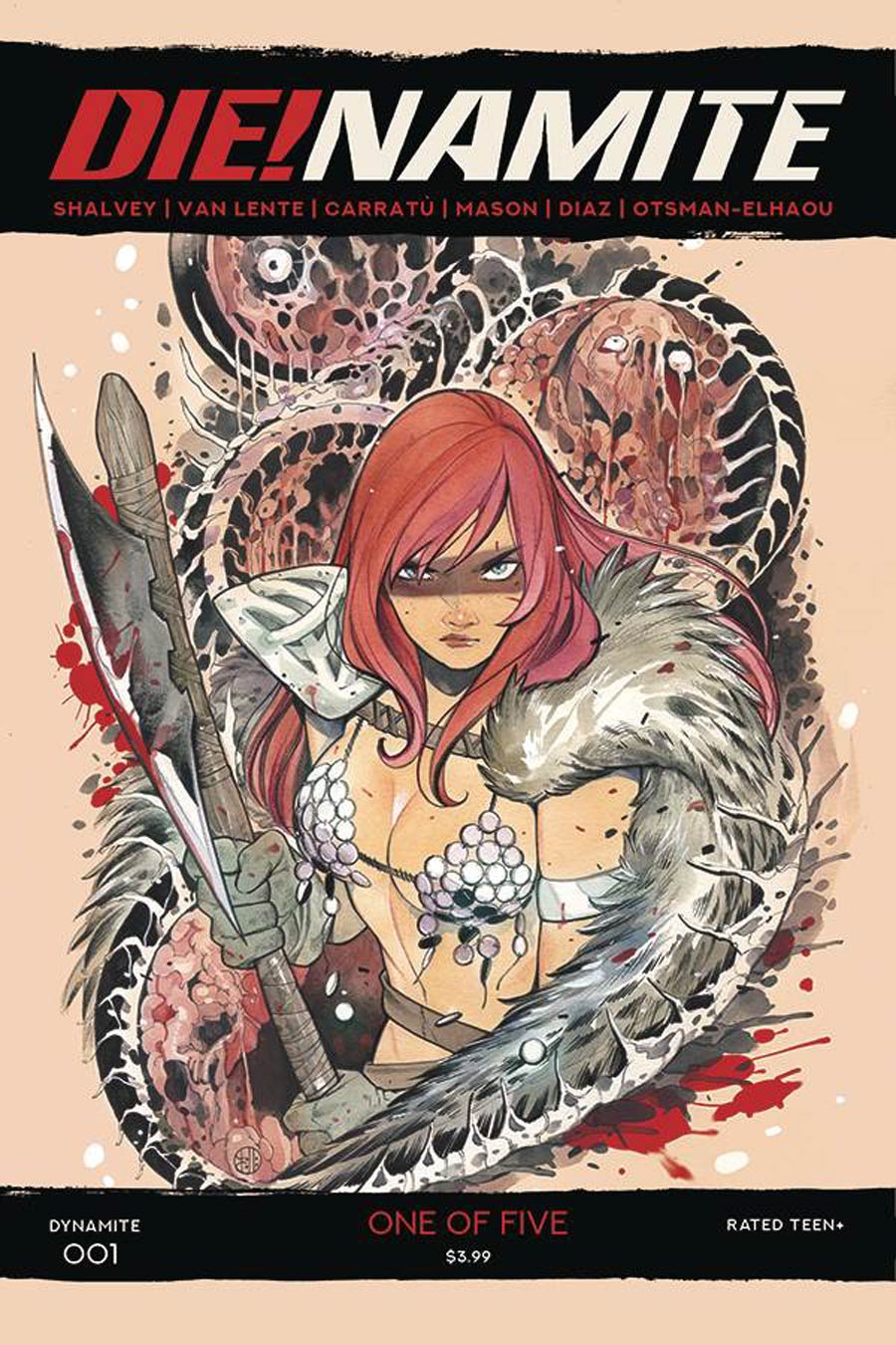 DieNamite #1 Cover D Variant Peach Momoko Red Sonja Cover