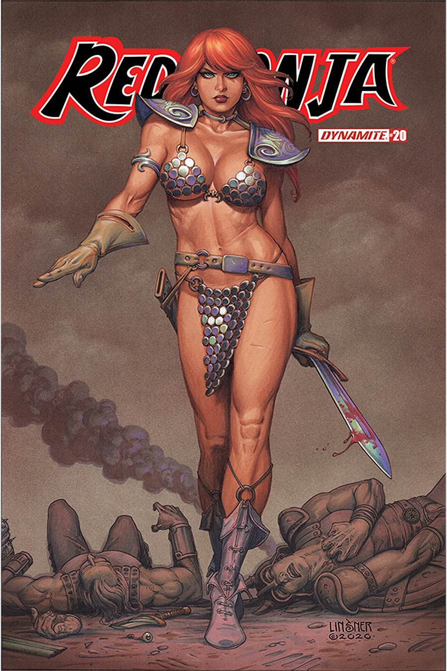 Red Sonja Vol 8 #20 Cover B Variant Joseph Michael Linsner Cover