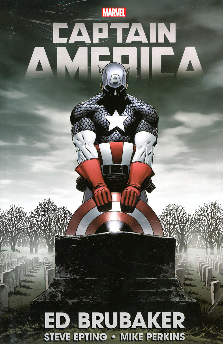 Captain America By Ed Brubaker Omnibus Vol 1 HC Direct Market Steve Epting Variant Cover New Printing