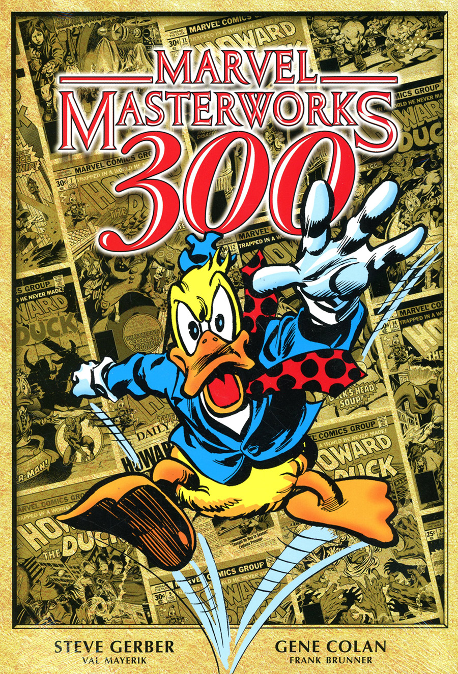 Marvel Masterworks Howard The Duck Vol 1 HC Variant 300th Masterworks Exclusive Dust Jacket