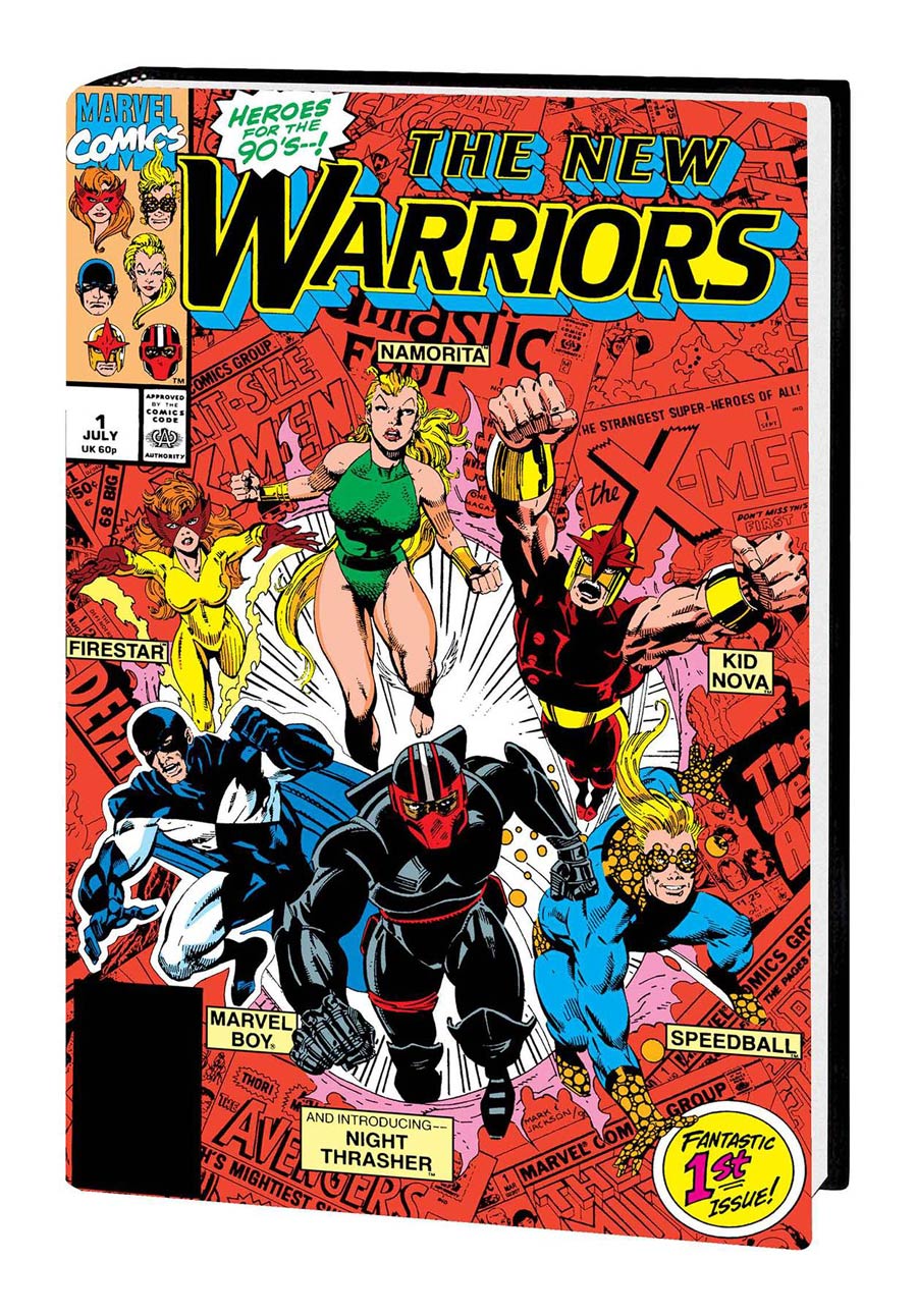 New Warriors Classic Omnibus Vol 1 HC Direct Market Mark Bagley