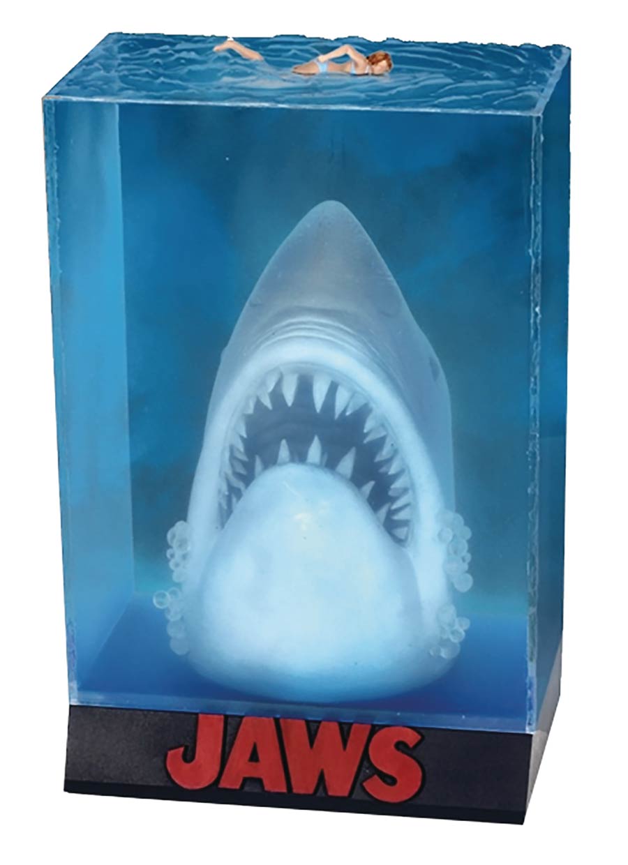 Jaws 3D Diorama - Movie Poster