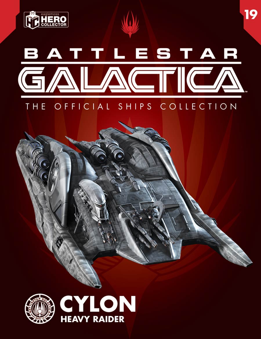 Battlestar Galactica Official Ships Collection Magazine #19 Heavy Raider