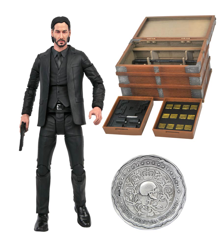 John Wick Deluxe Movie Poster Action Figure Box Set