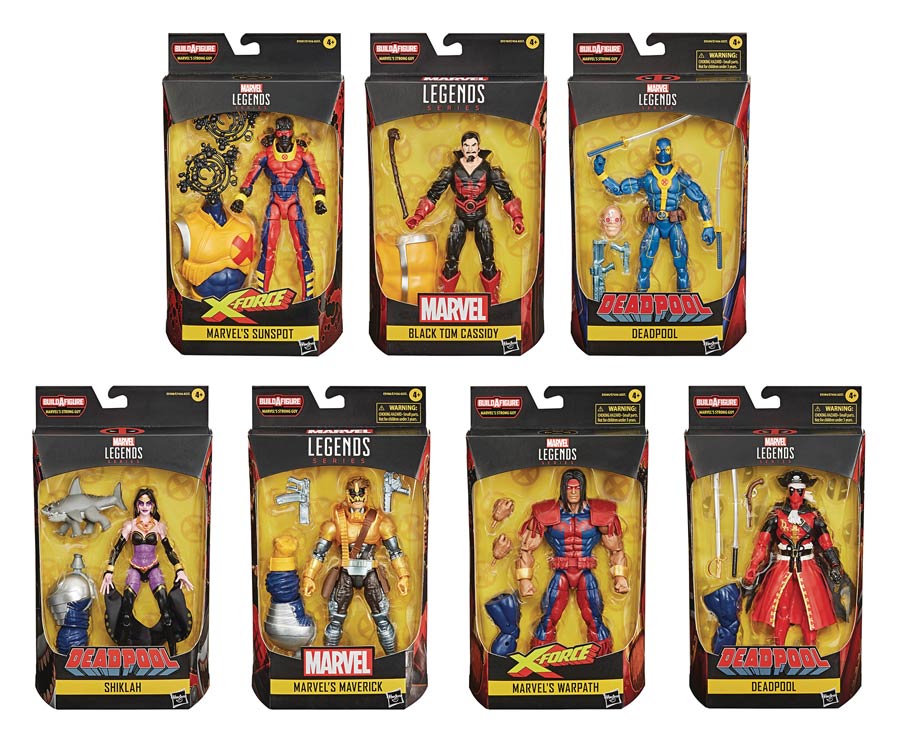 Marvel Deadpool Legends 2020 6-Inch Action Figure Assortment Case Of 8 Figures