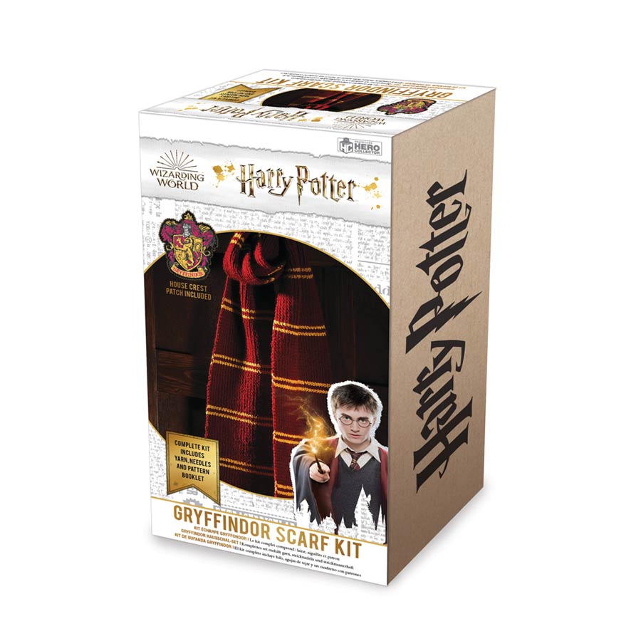 Harry Potter Wizarding World Knit Kit Scarf - Gryffindor