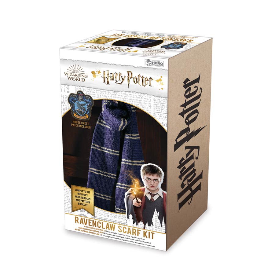 Harry Potter Wizarding World Knit Kit Scarf - Ravenclaw