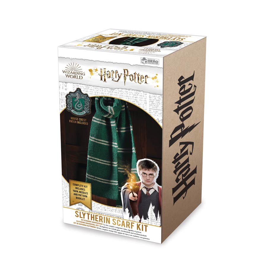 Harry Potter Wizarding World Knit Kit Scarf - Slytherin