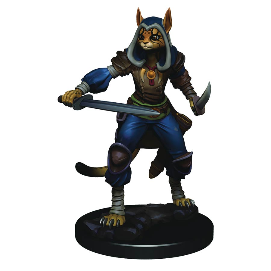Dungeons & Dragons Icons Of The Realms Female Tabaxi Rogue Premium Figure
