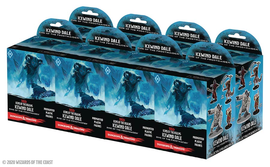 Dungeons & Dragons Icons Of The Realms Rime Of The Frostmaiden Booster Brick (8-Count)