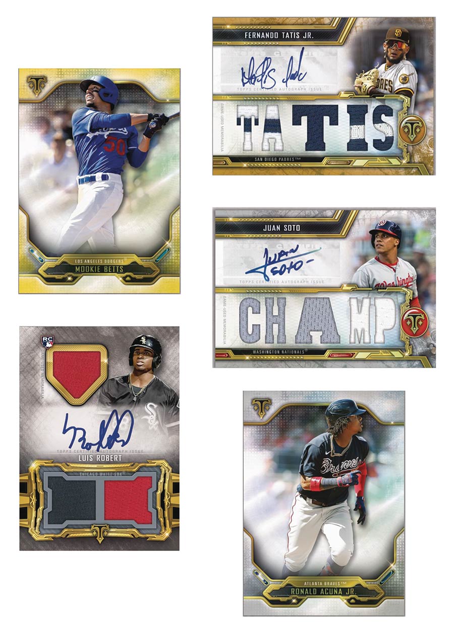 Topps 2020 Triple Threads Baseball Trading Cards Box