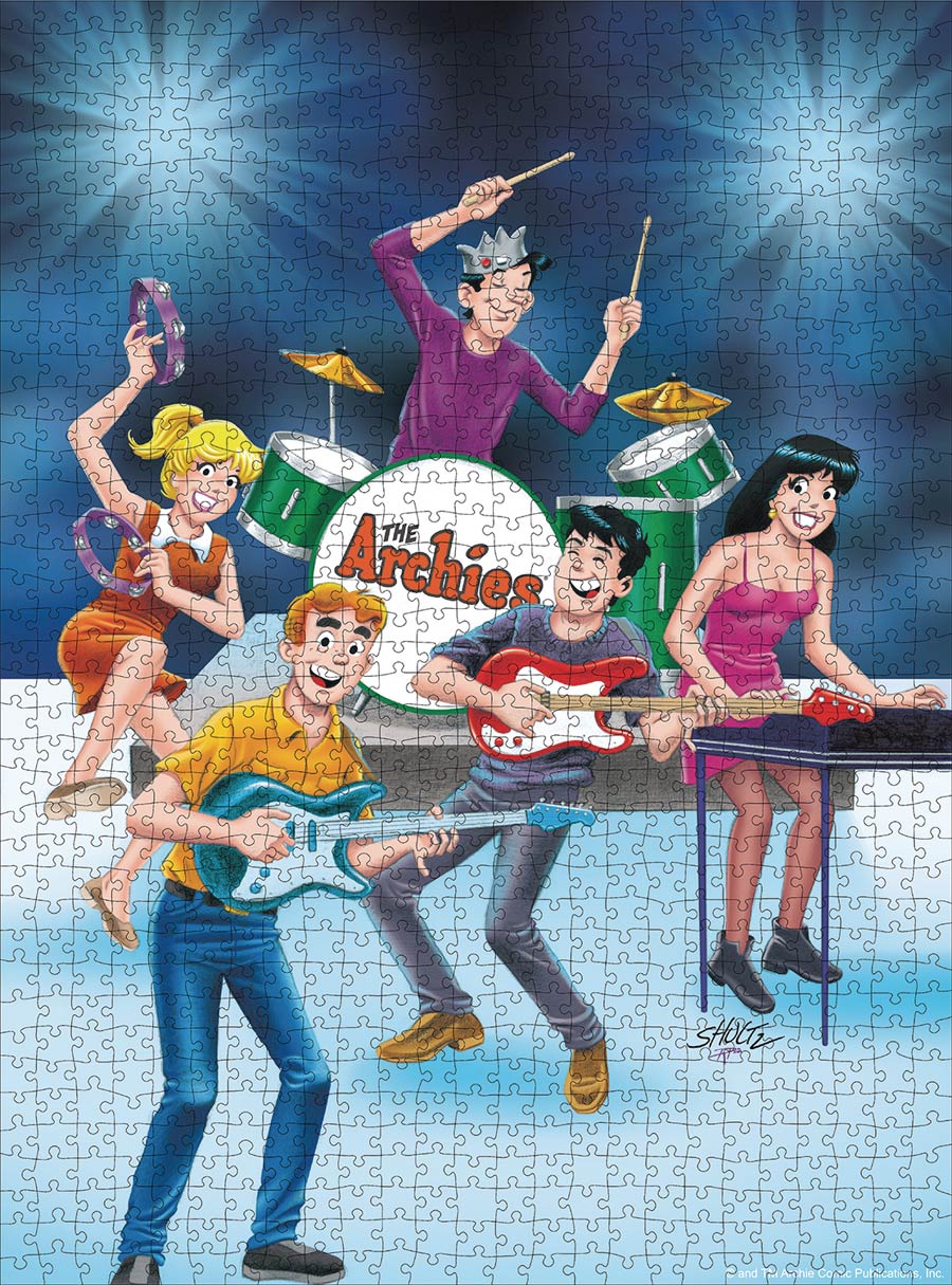 Archie And Friends Music Jam 1000-Piece Puzzle