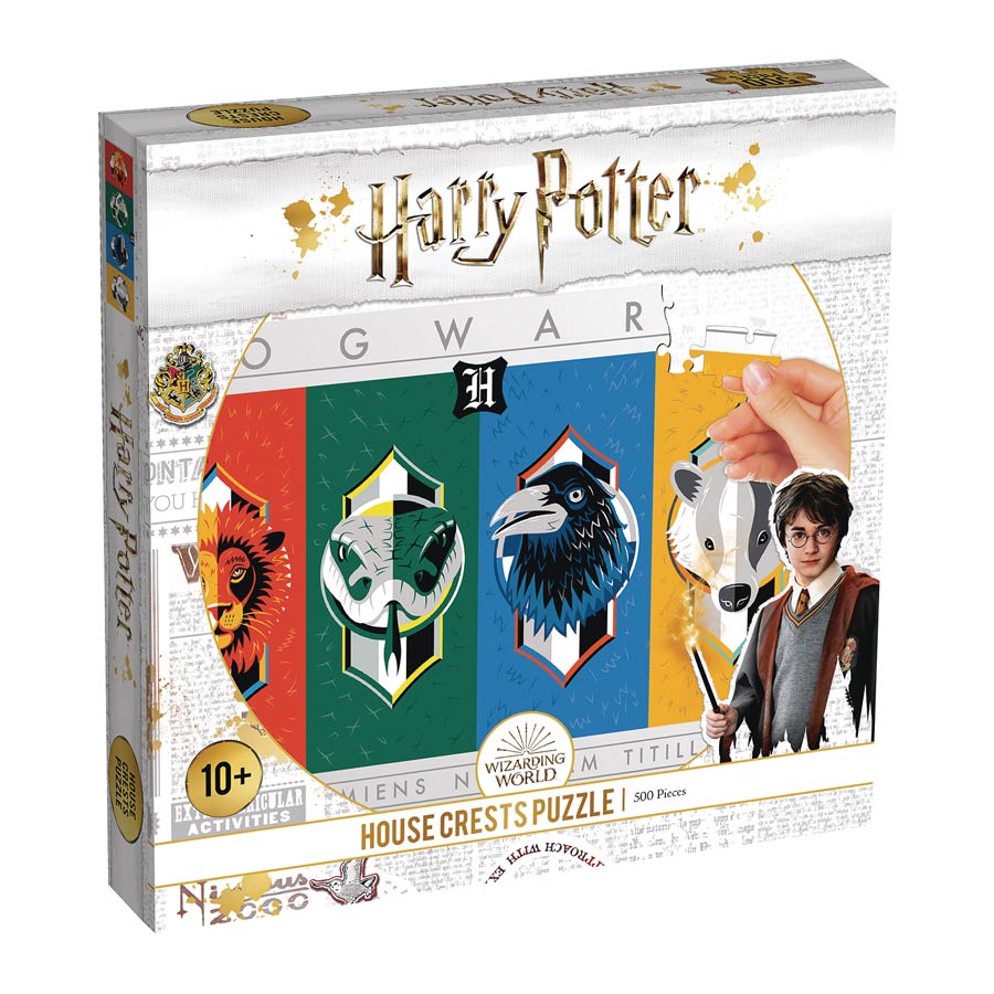 Harry Potter House Crests 500-Piece Puzzle