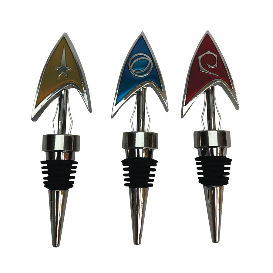 Star Trek The Original Series Delta Bottle Stopper 3-Piece Set
