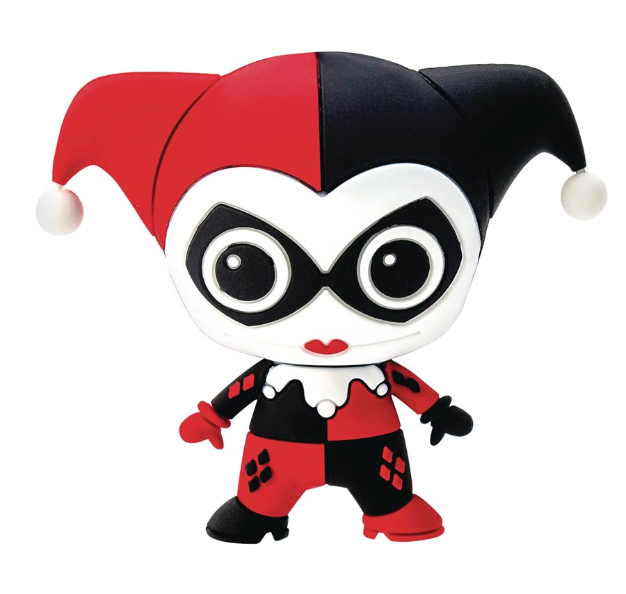 DC Heroes 3D Foam Magnet - Harley Quinn