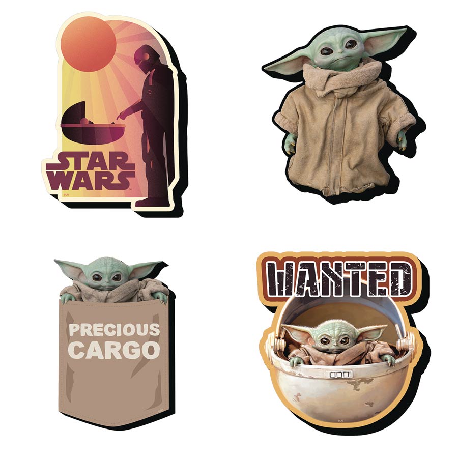 Star Wars The Mandalorian The Child Magnet 12-Piece Assortment Case
