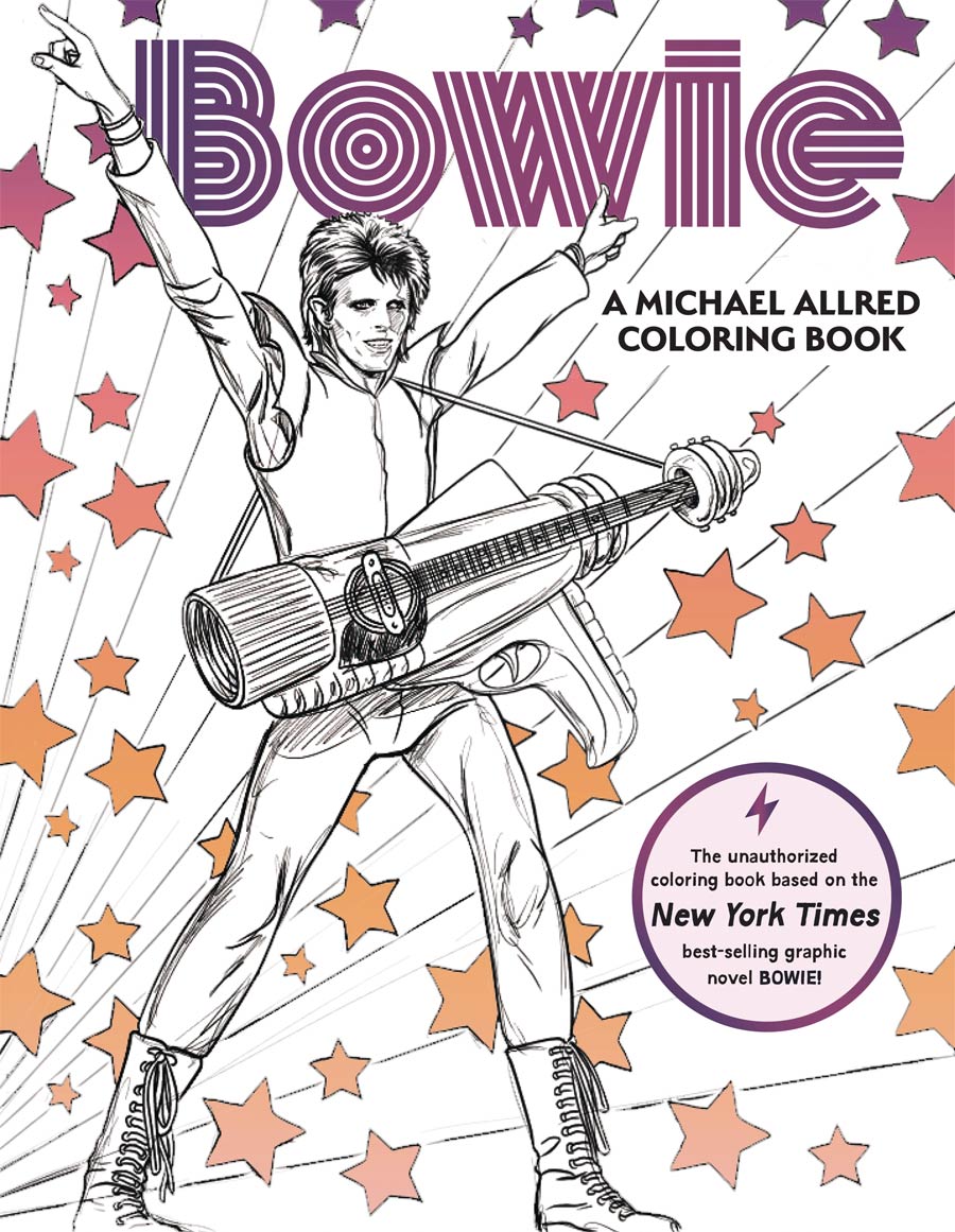 Bowie A Michael Allred Coloring Book TP