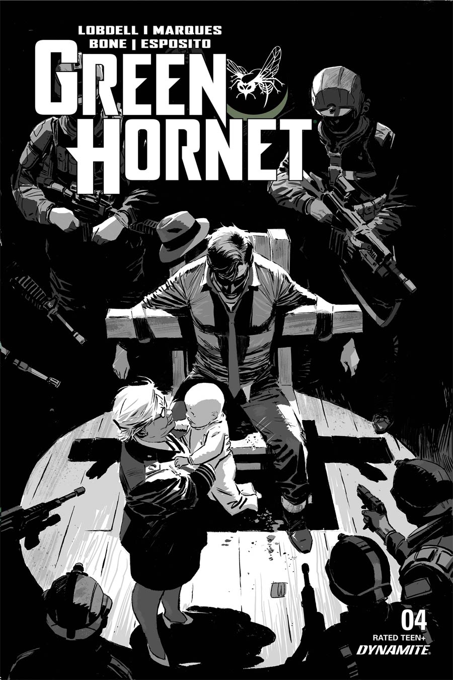 Green Hornet Vol 5 #4 Cover E Incentive Lee Weeks Black & White Cover