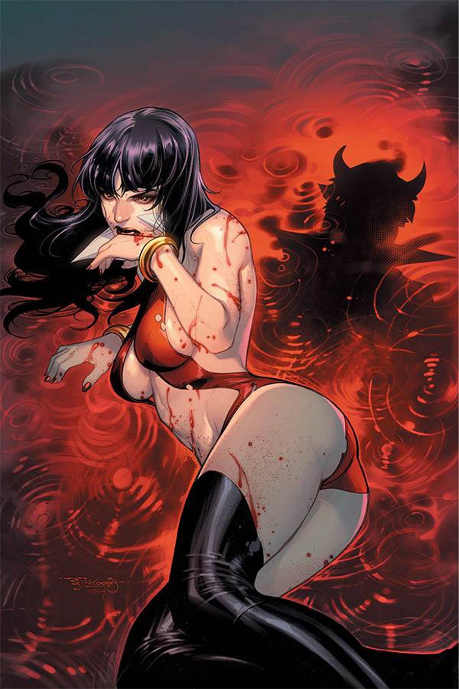 Vengeance Of Vampirella Vol 2 #11 Cover F Incentive Stephen Segovia Virgin Cover