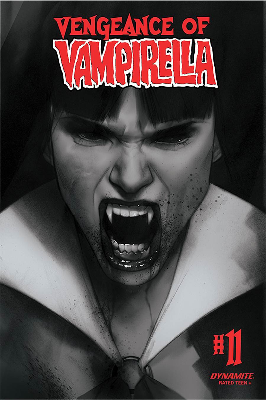 Vengeance Of Vampirella Vol 2 #11 Cover L Incentive Ben Oliver Black & White Cover