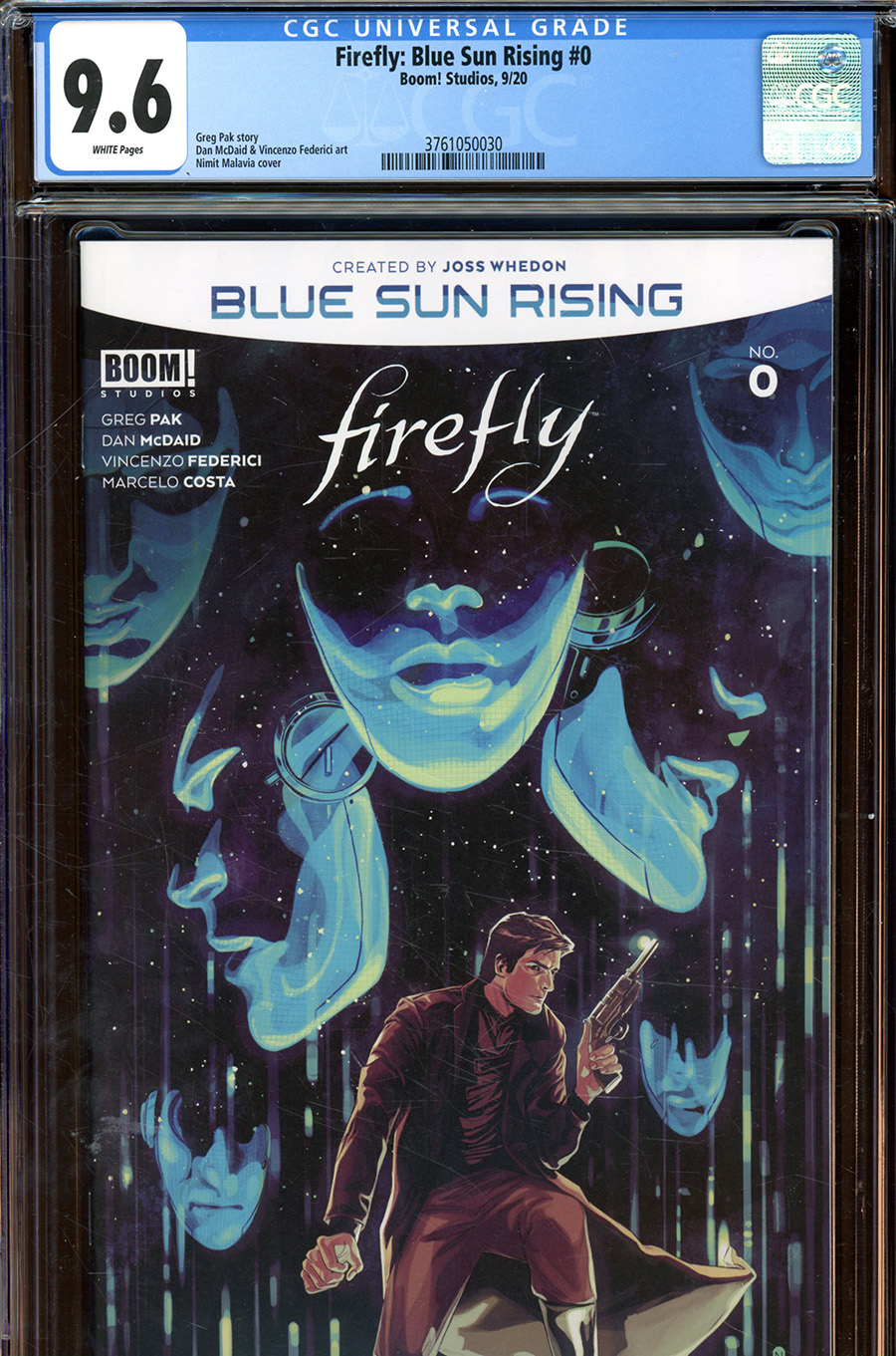 Firefly Blue Sun Rising Alpha #0 Cover E DF CGC Graded