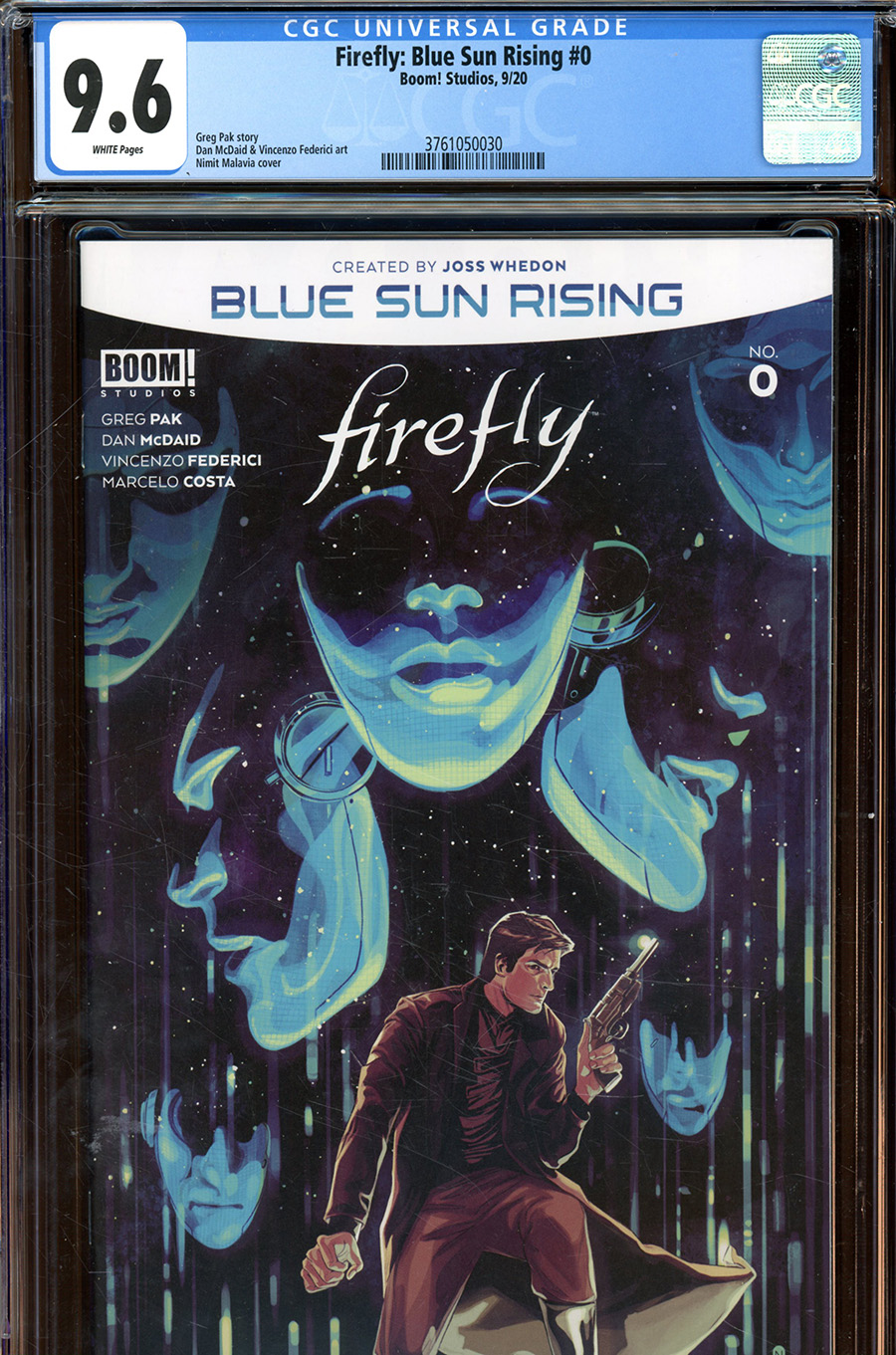 Firefly Blue Sun Rising Alpha #0 Cover E DF CGC Graded