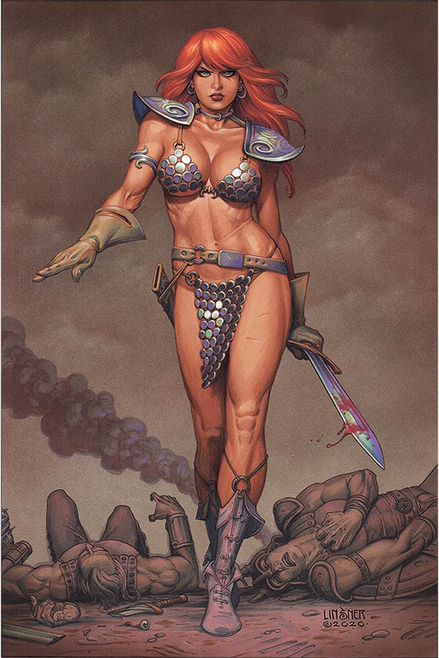Red Sonja Vol 8 #20 Cover S Limited Edition Joseph Michael Linsner Virgin Cover