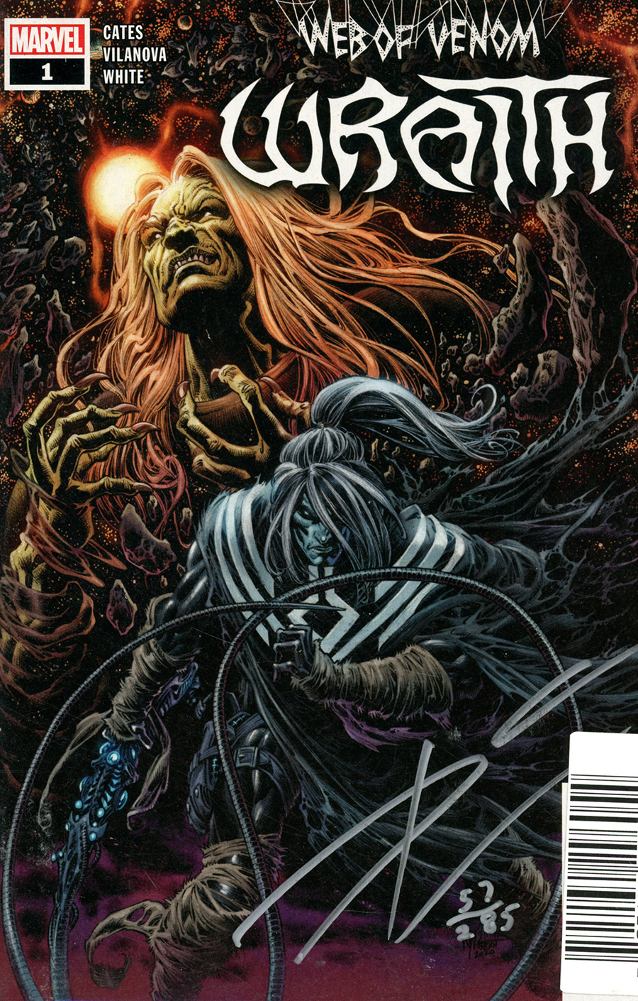 Web Of Venom Wraith #1 Cover D DF Signed By Donny Cates