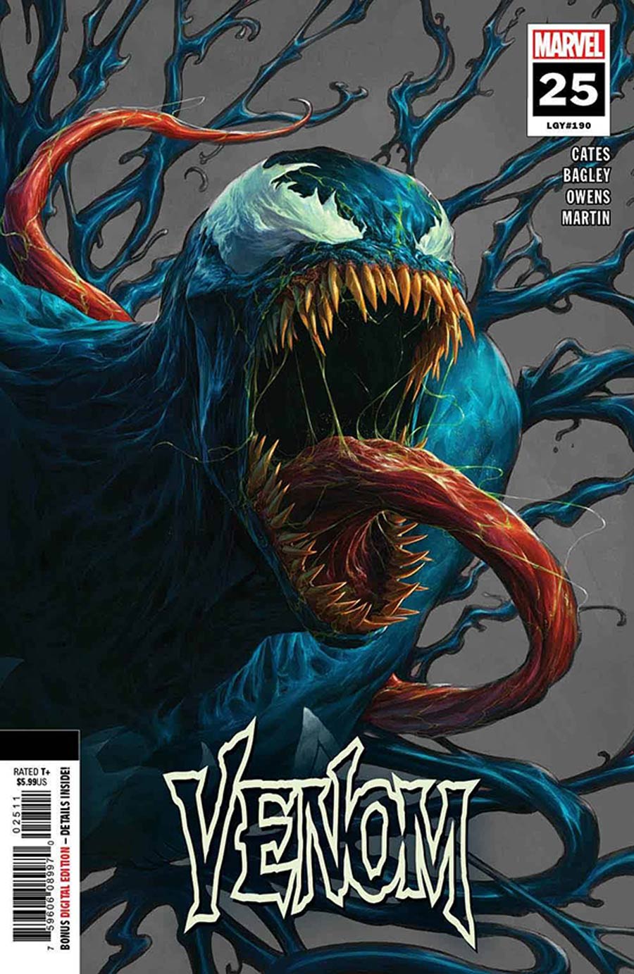 Venom Vol 4 #25 Cover Q DF 2nd Ptg Dave Rapoza Variant Cover Signed By Donny Cates