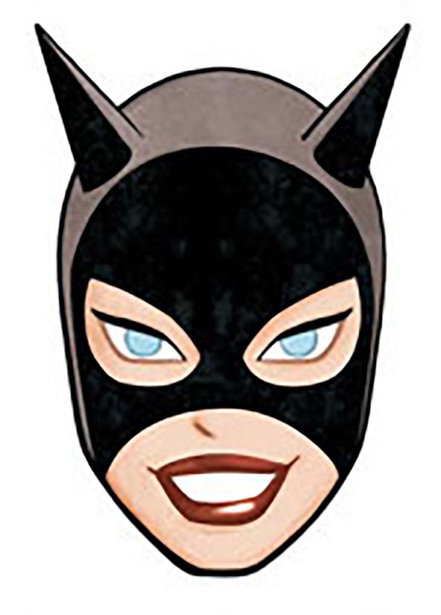 Catwoman 80th Anniversary Paper Mask - Bruce Timm