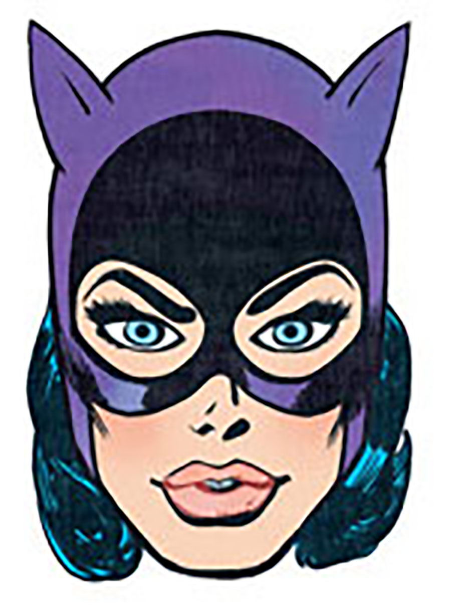 Catwoman 80th Anniversary Paper Mask - Jim Aparo