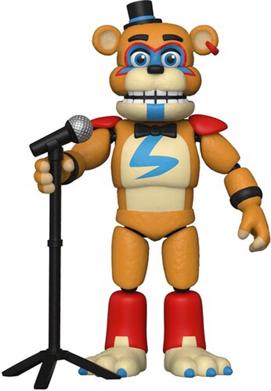 Five Nights At Freddys Security Breach Glamrock Freddy Action Figure
