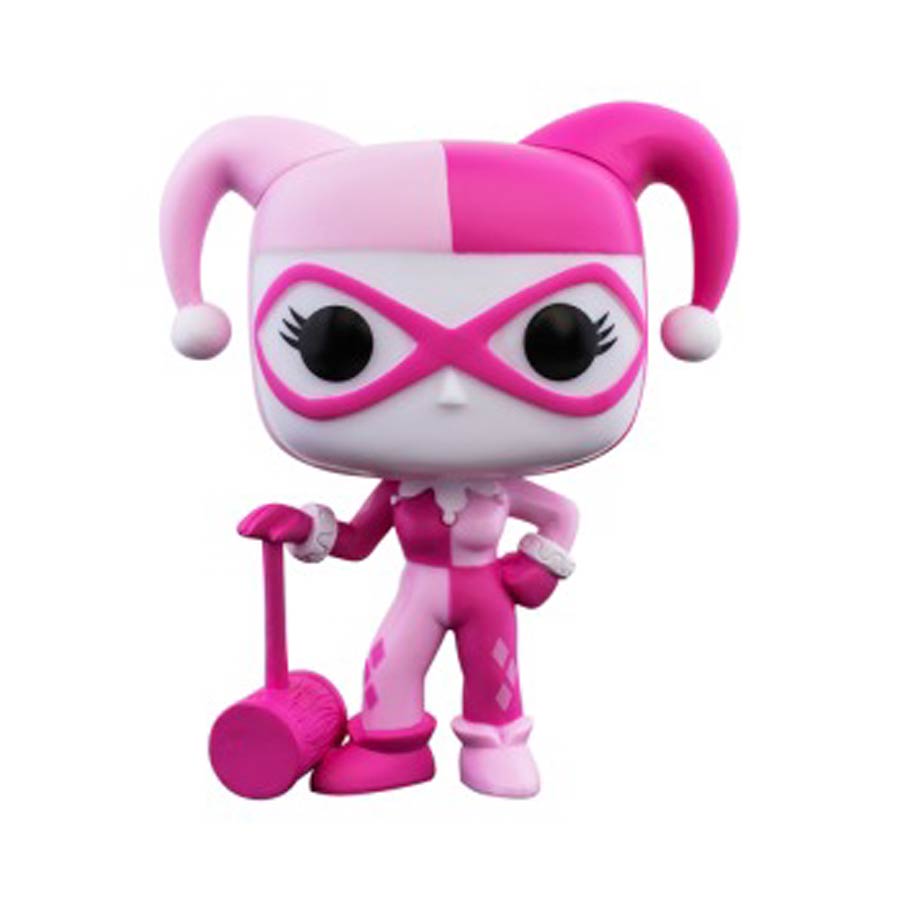 POP Heroes Breast Cancer Awareness Harley Quinn Vinyl Figure