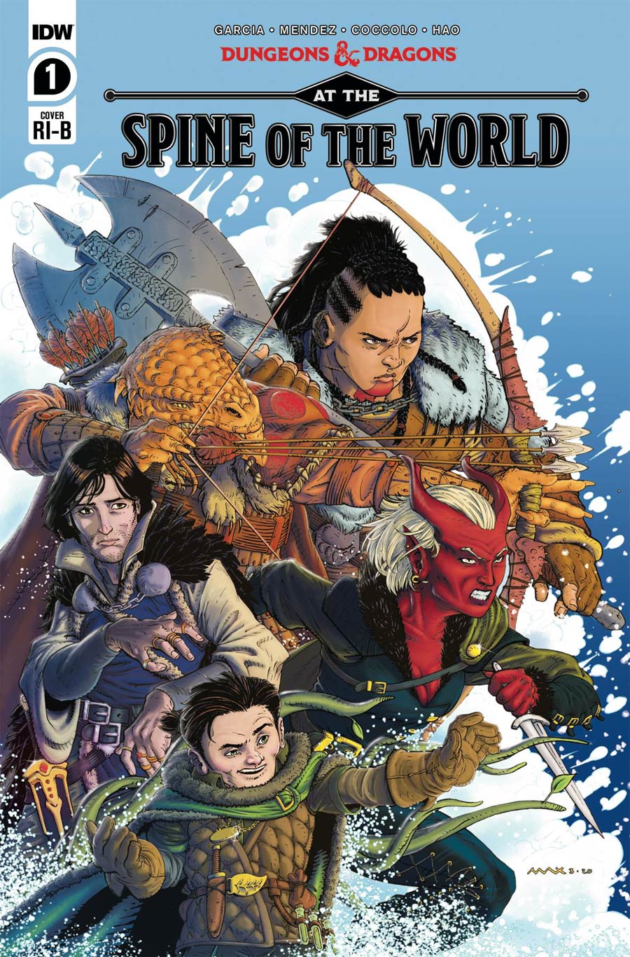 Dungeons & Dragons At The Spine Of The World #1 Cover D Incentive Max Davenport Variant Cover