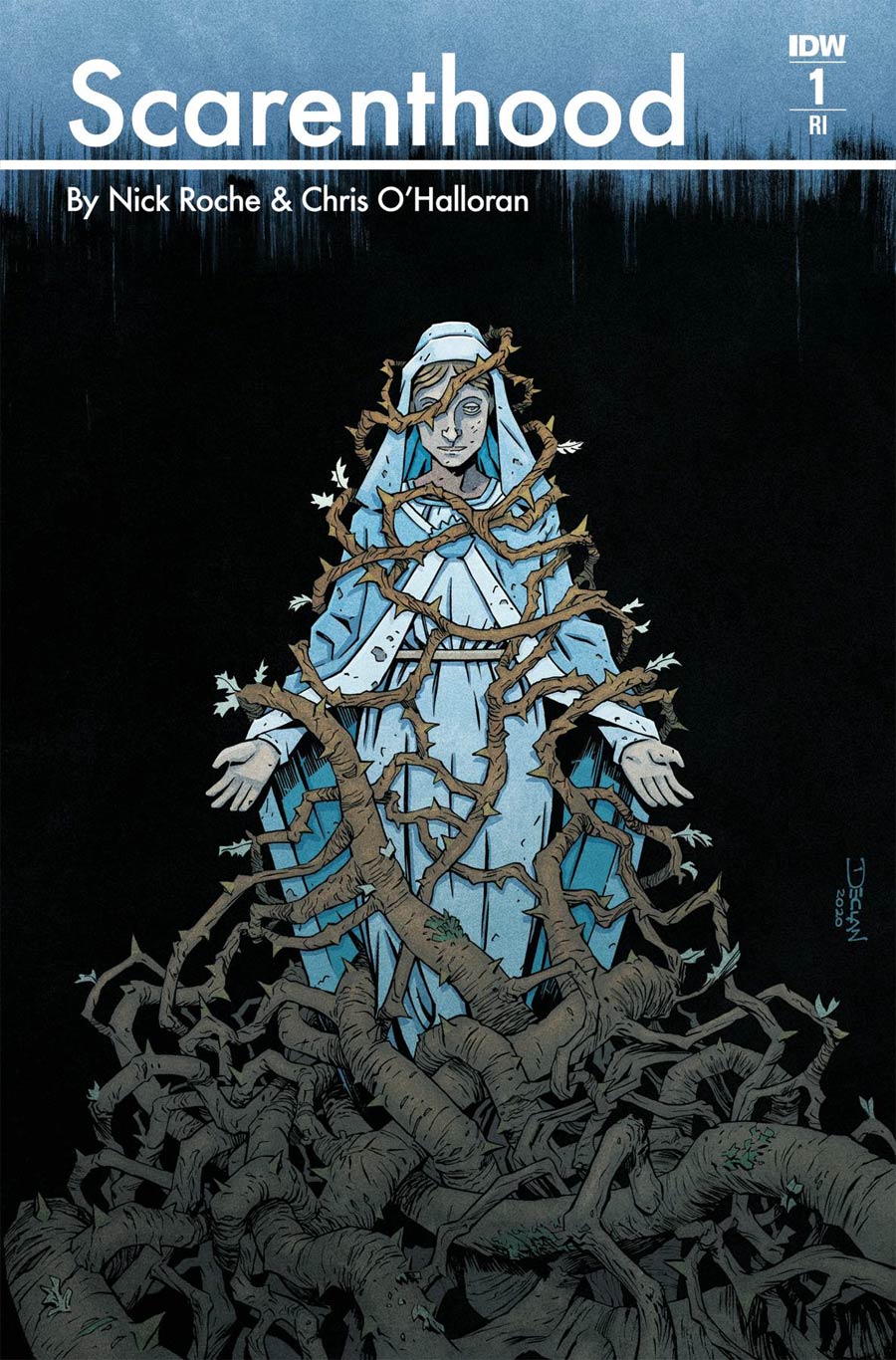 Scarenthood #1 Cover B Incentive Declan Shalvey Variant Cover