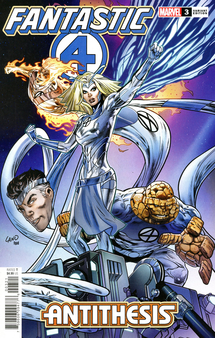 Fantastic Four Antithesis #3 Cover C Incentive Greg Land Variant Cover