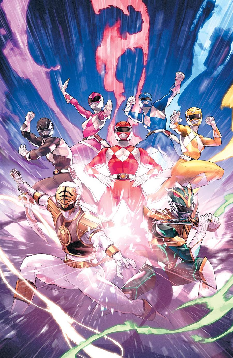 Mighty Morphin Power Rangers (BOOM Studios) #55 Cover D Incentive Jamal Campbell Variant Cover