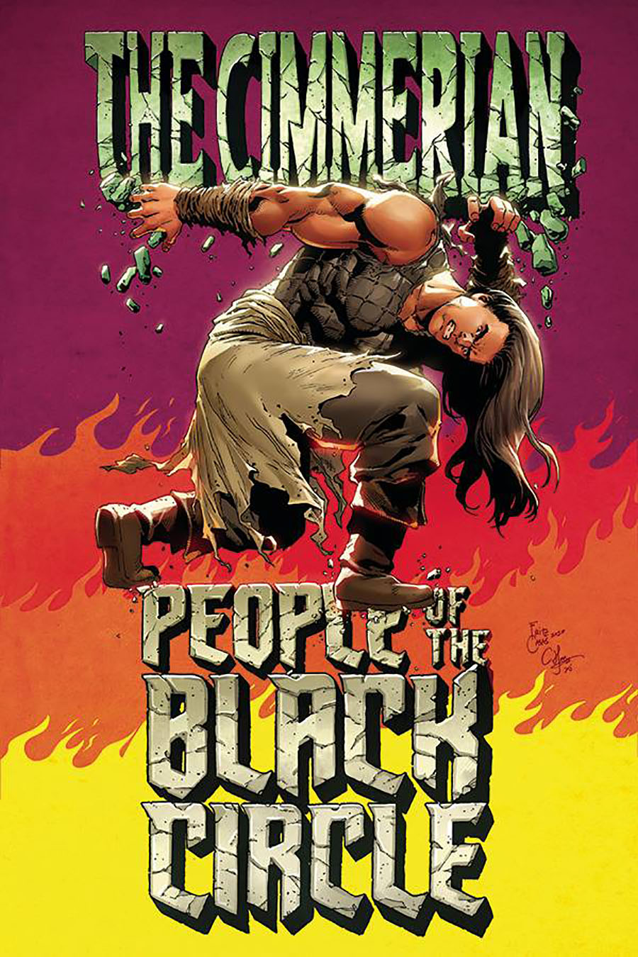 Cimmerian People Of The Black Circle #3 Cover E Incentive Fritz Casas King Size Hulk Special Parody Virgin Cover