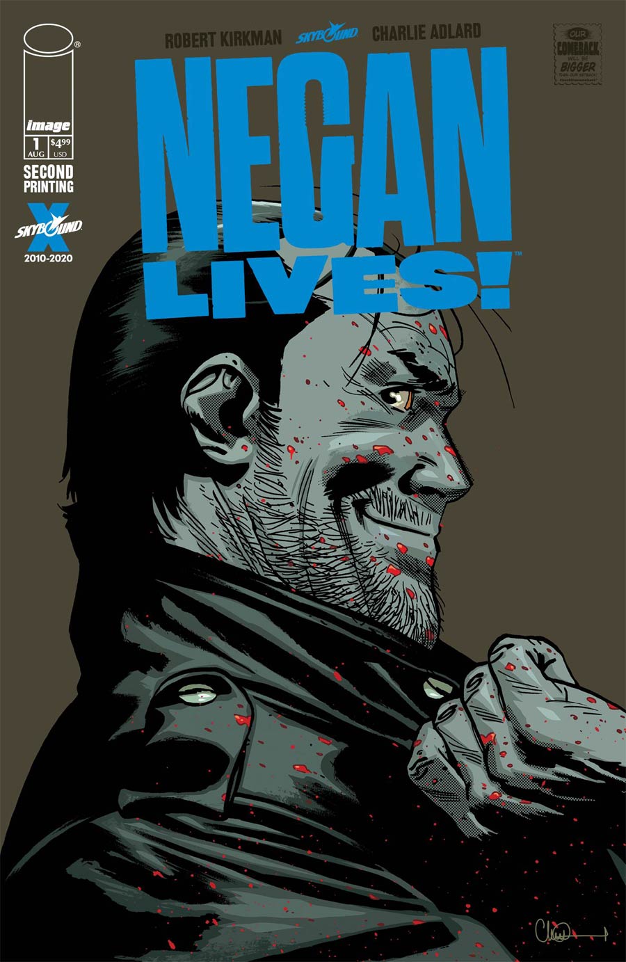 Negan Lives #1 Cover D 2nd Ptg