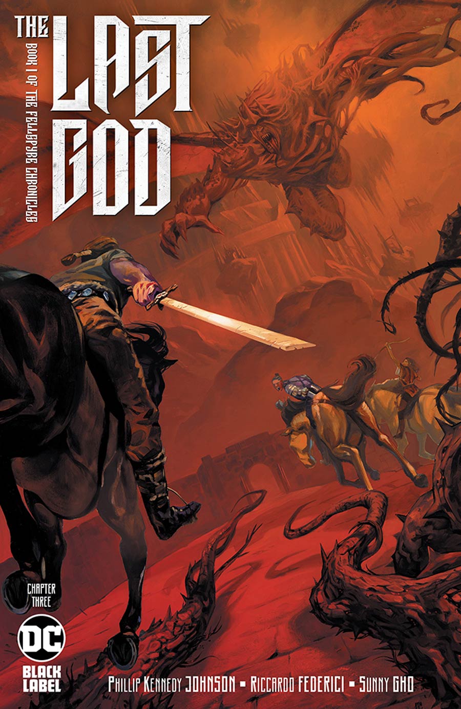 Last God #3 Cover B 2nd Ptg Recolored Variant Cover