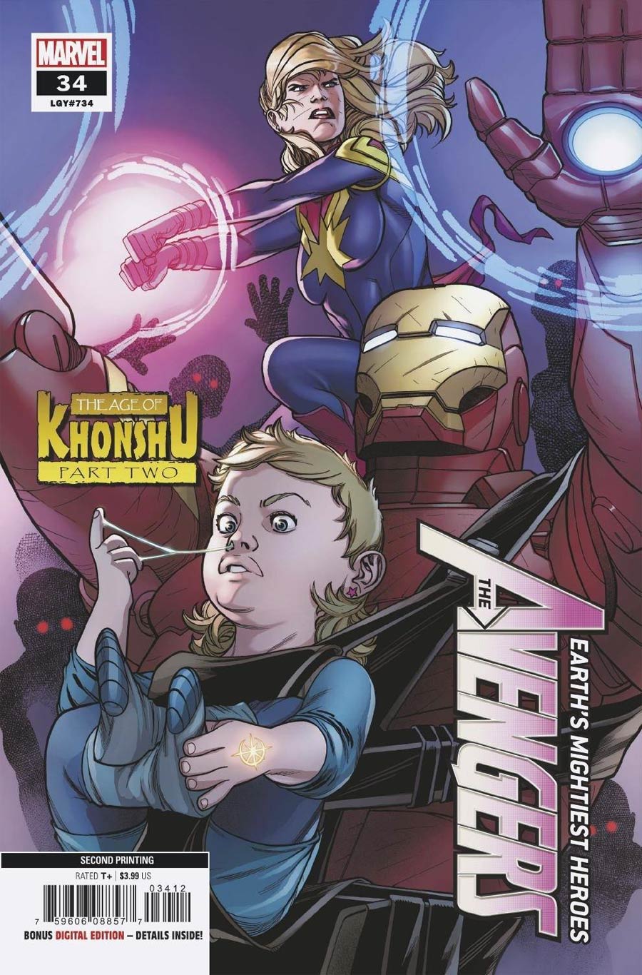 Avengers Vol 7 #34 Cover C 2nd Ptg Variant Cover