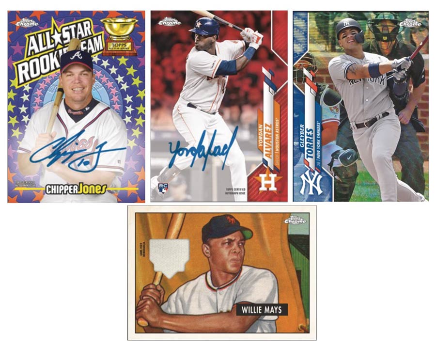 Topps 2020 Chrome Baseball Trading Cards Pack