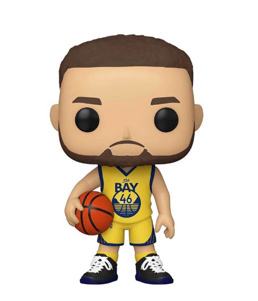 POP NBA Golden State Warriors Steph Curry Alternate Jersey Vinyl Figure