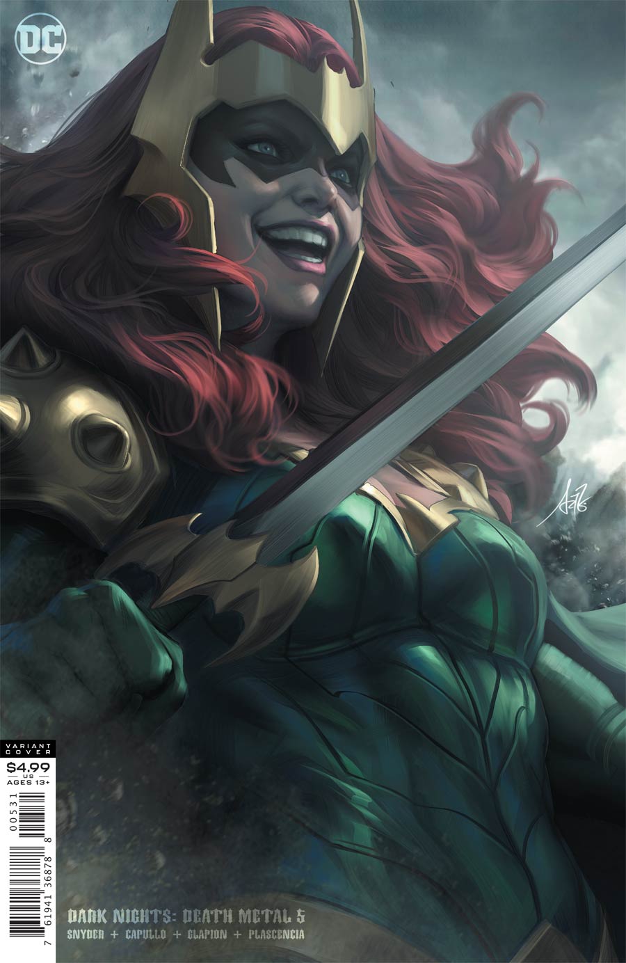 Dark Nights Death Metal #5 Cover C Variant Stanley Artgerm Lau Kull Cover