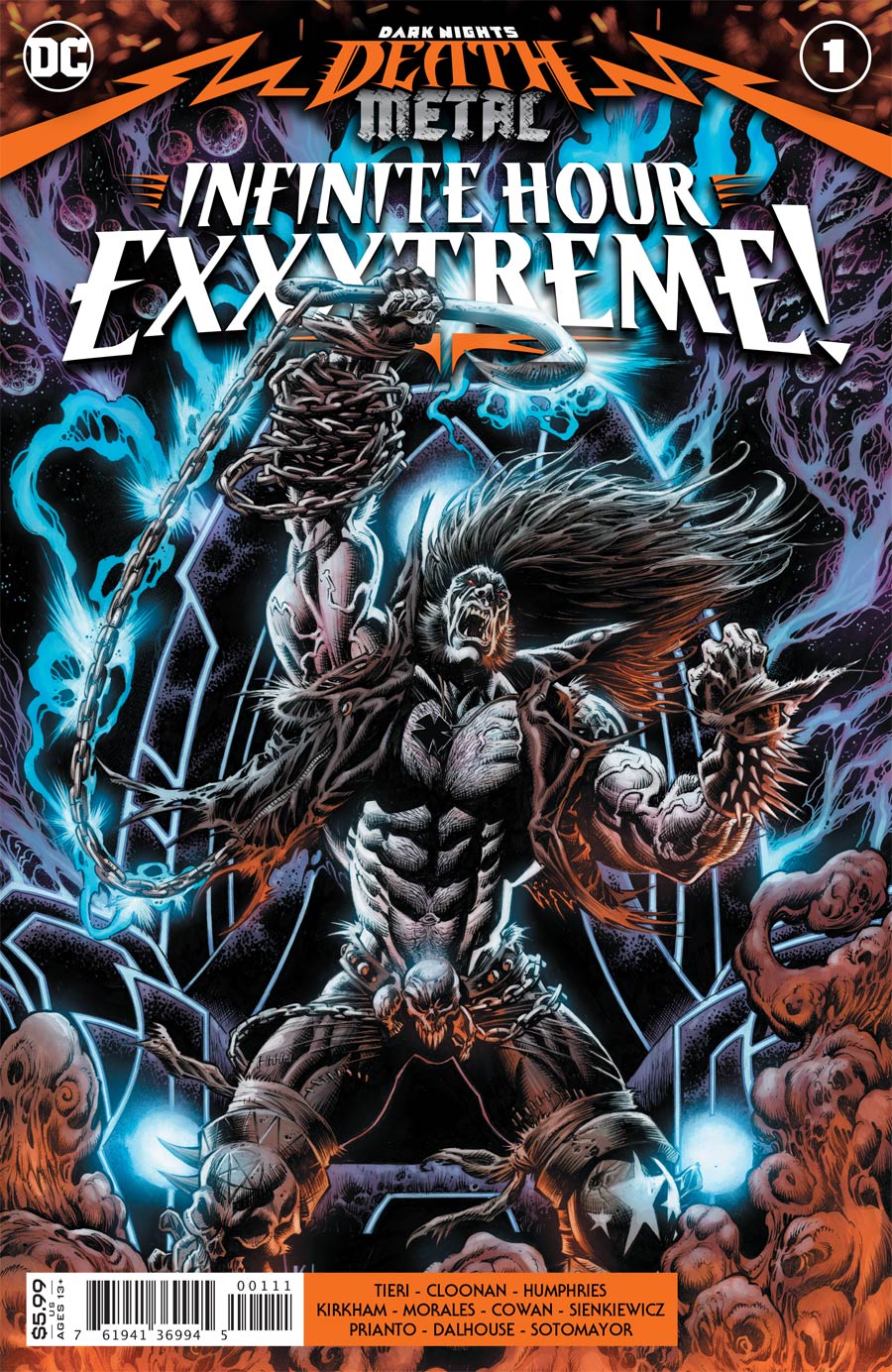 Dark Nights Death Metal Infinite Hours Exxxtreme One Shot Cover A Regular Kyle Hotz Cover
