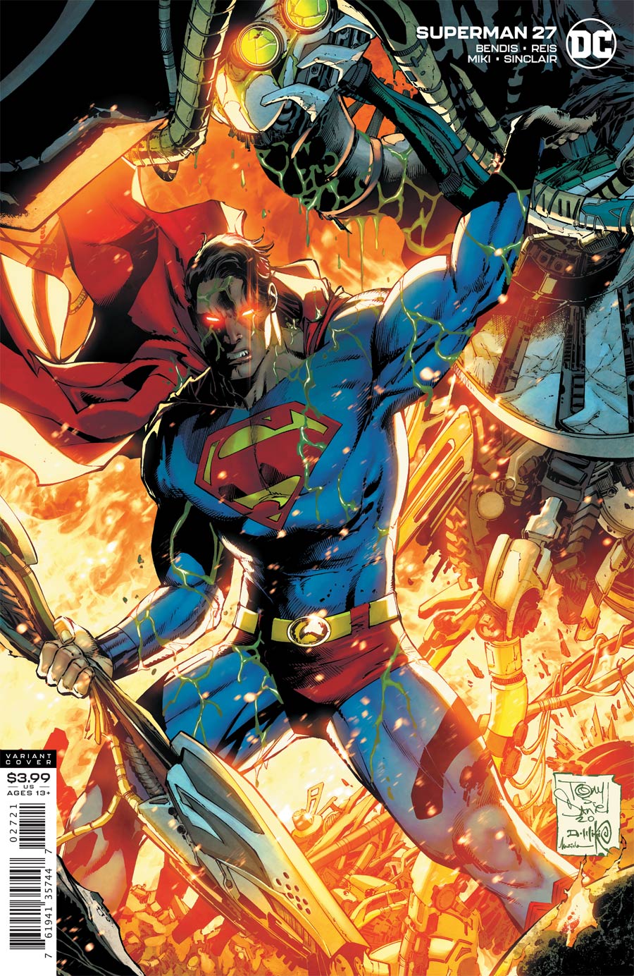 Superman Vol 6 #27 Cover B Variant Tony S Daniel & Danny Miki Cover