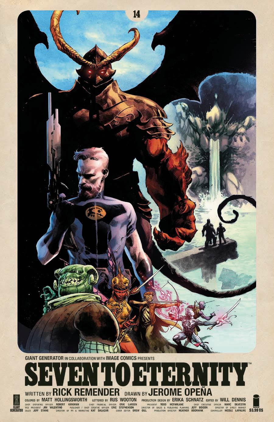 Seven To Eternity #14 Cover A Regular Jerome Opena & Matt Hollingsworth Cover