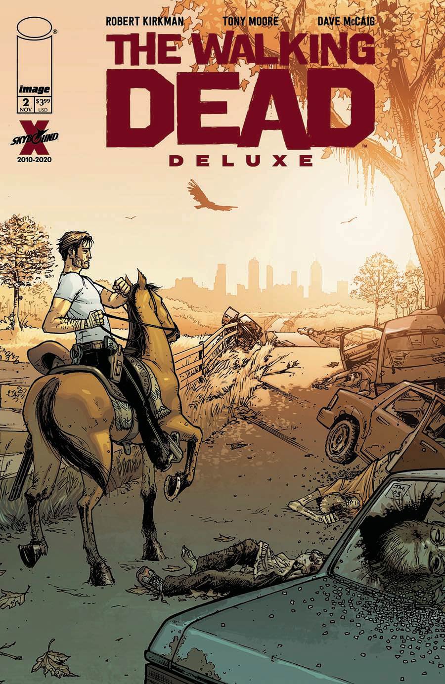 Walking Dead Deluxe #2 Cover B Variant Tony Moore & Dave McCaig Cover