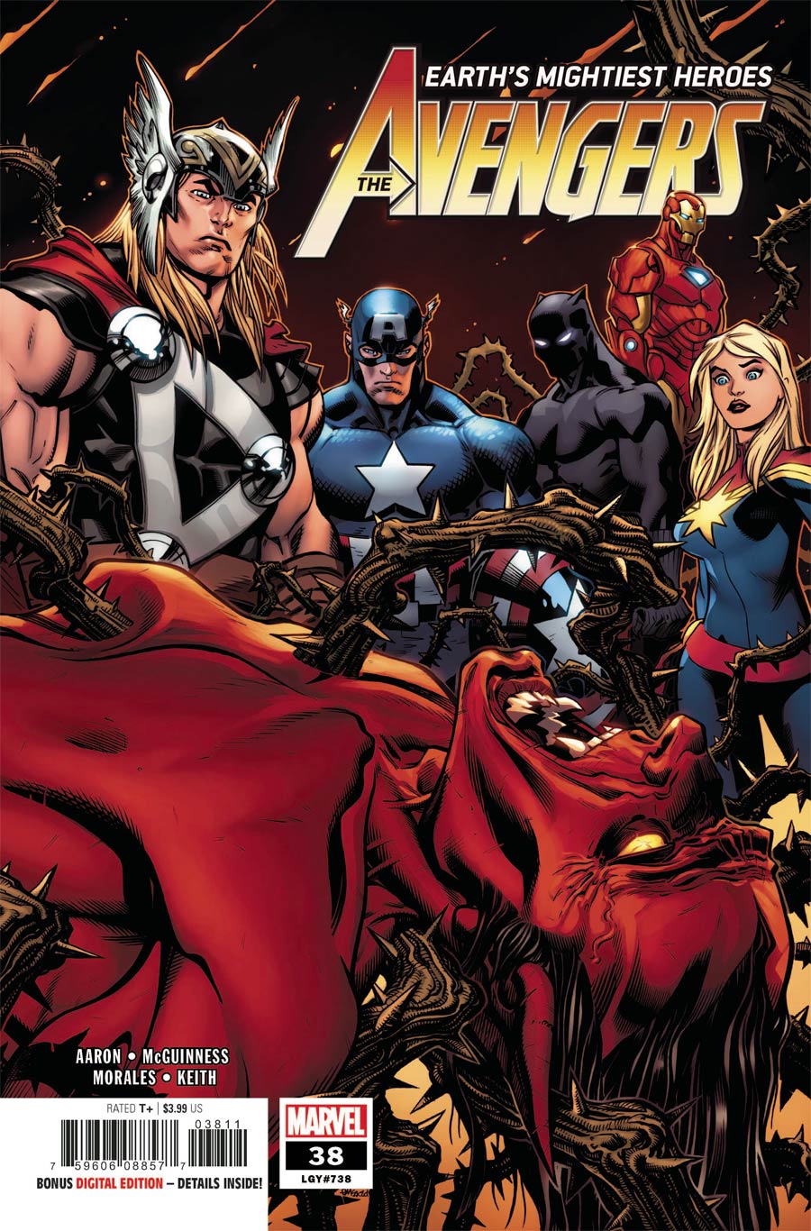 Avengers Vol 7 #38 Cover A 1st Ptg Regular Ed McGuinness Cover