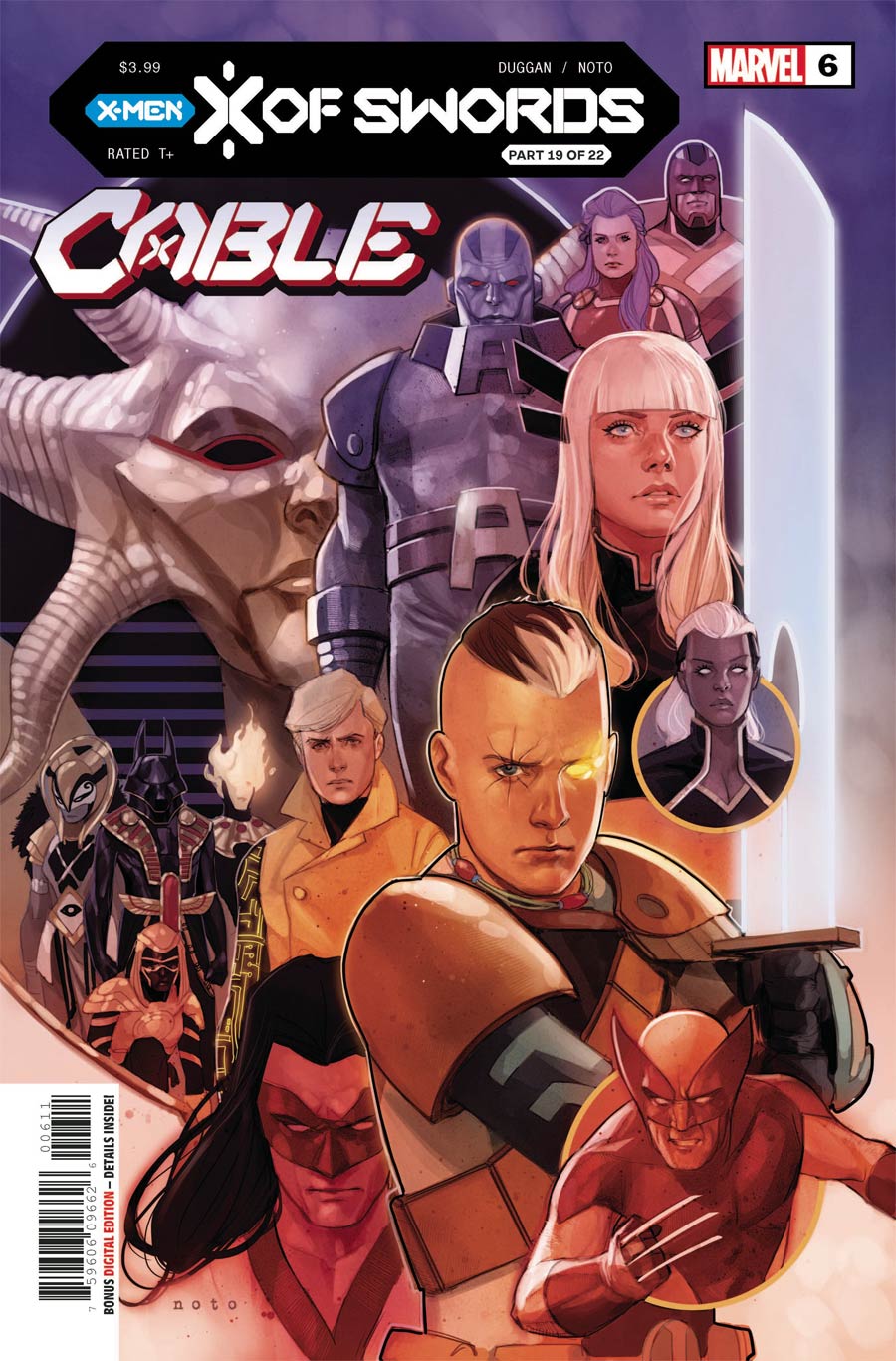 Cable Vol 4 #6 Cover A Regular Phil Noto Cover (X Of Swords Part 19)